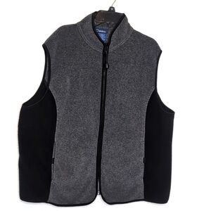 Catalina vest women's Sz XLarge Gray and black